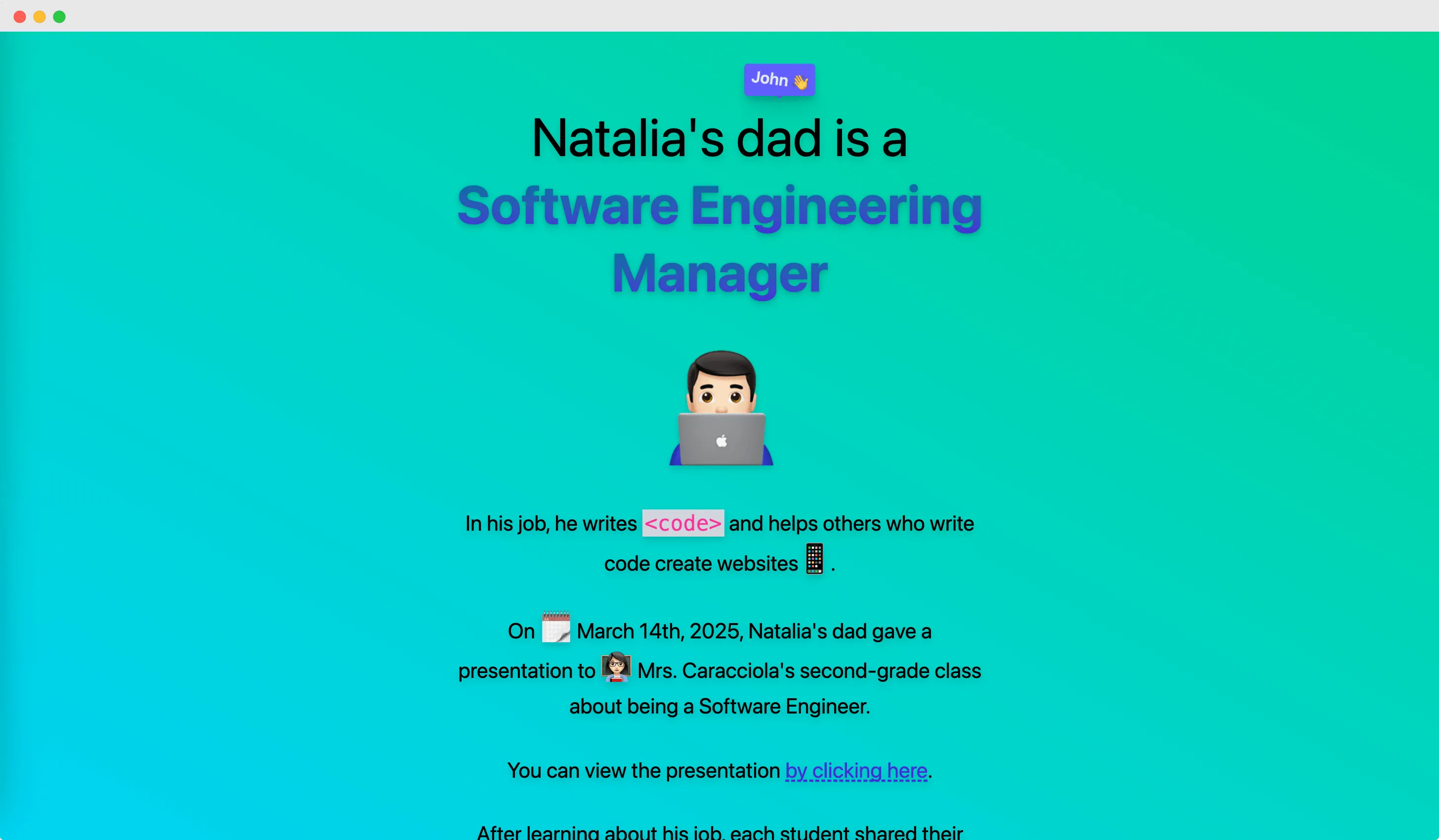 Natalia's Dad